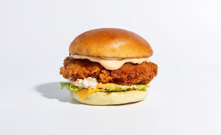 White BBQ Burger