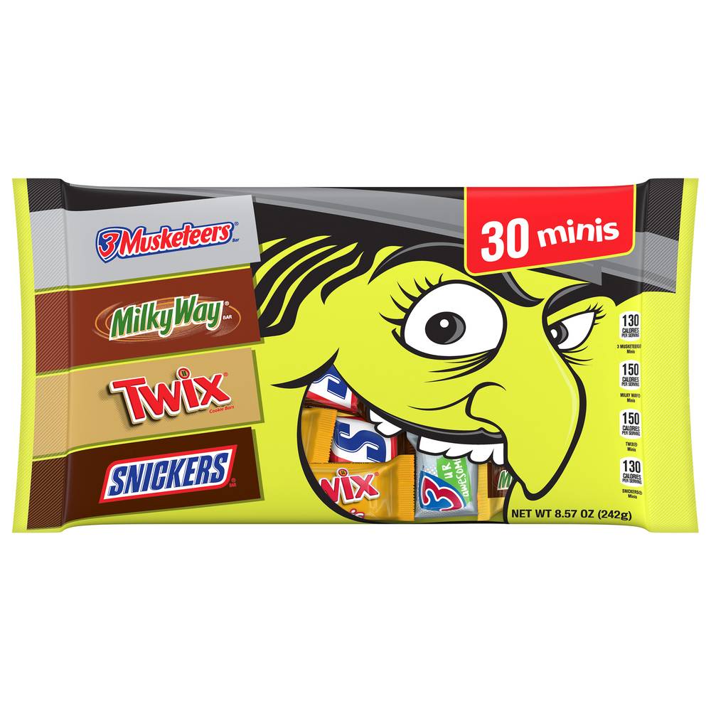 Mars Wrigley Minis Bars (8.57 oz, 30 ct)