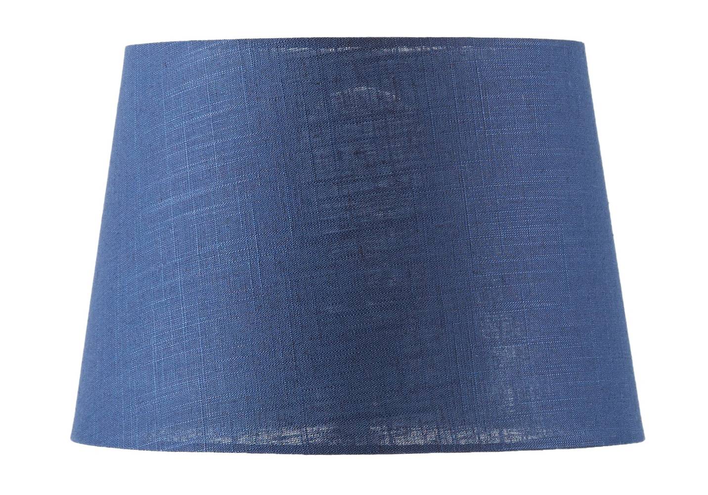 allen + roth 7-in x 10-in Navy Fabric Drum Lamp Shade | LSH62