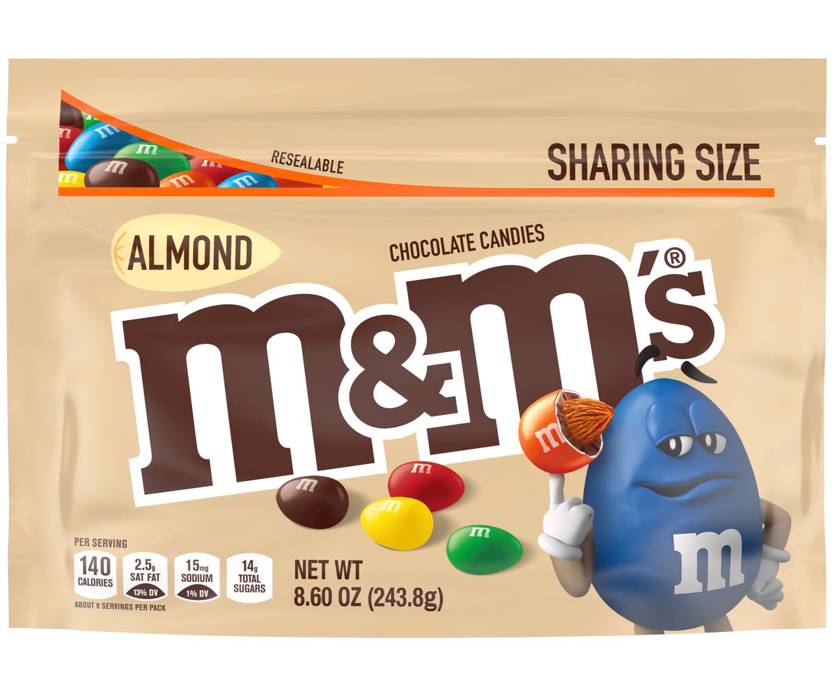 M&M's Almond Chocolate Candies Sharing Size (8.6 oz)