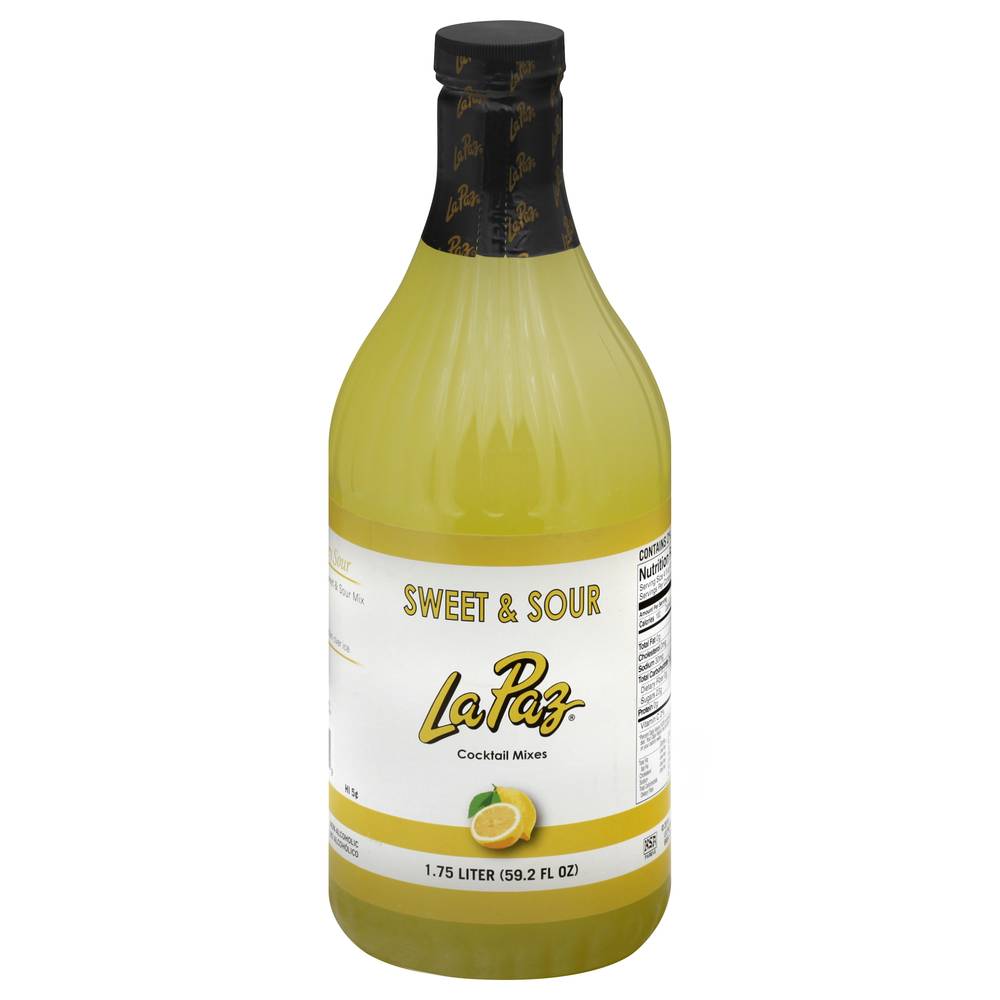 La Paz Non-Alcoholic Sweet & Sour Cocktail Mixer (1.75 L)