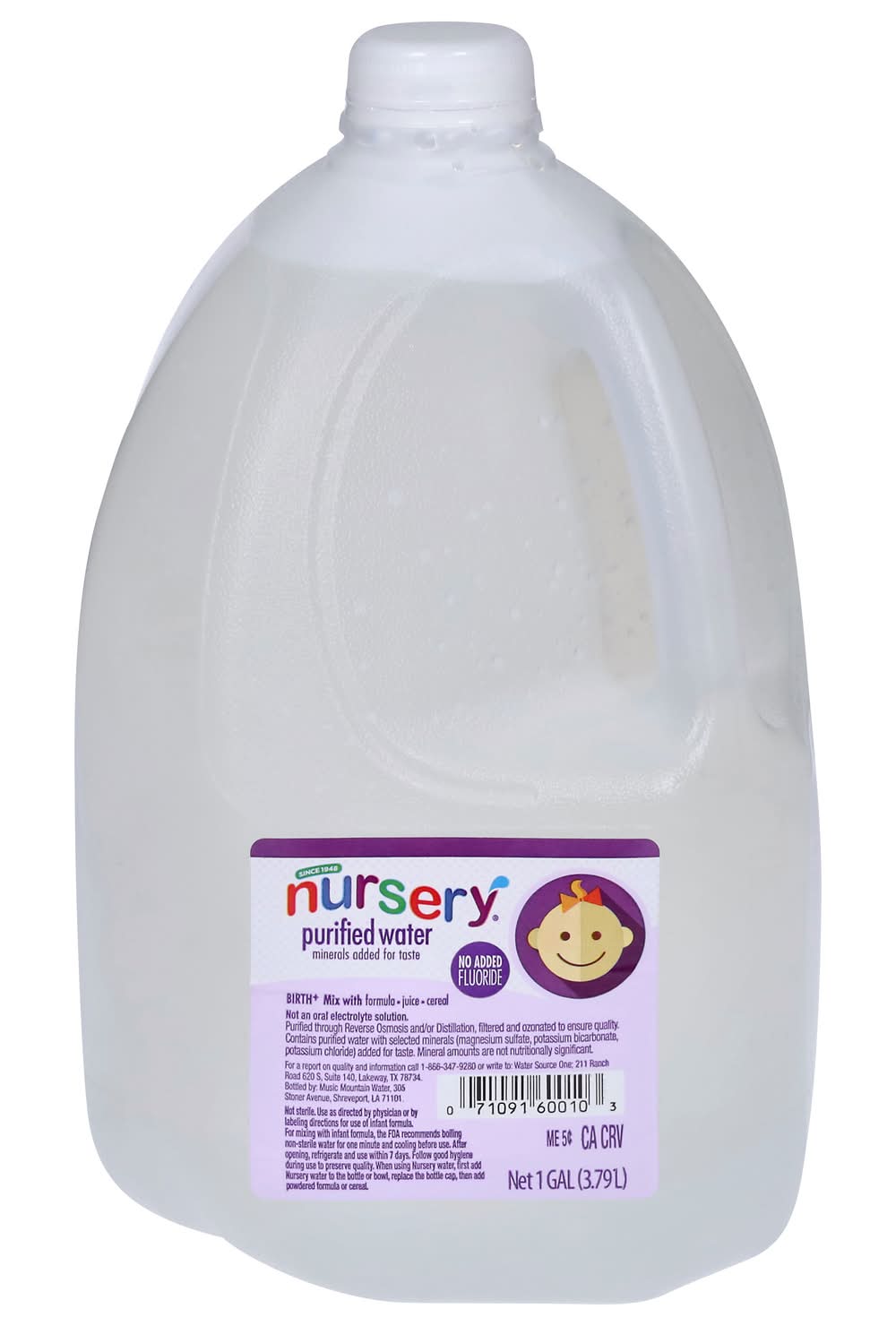 Nursery Purified Water (1 gal)
