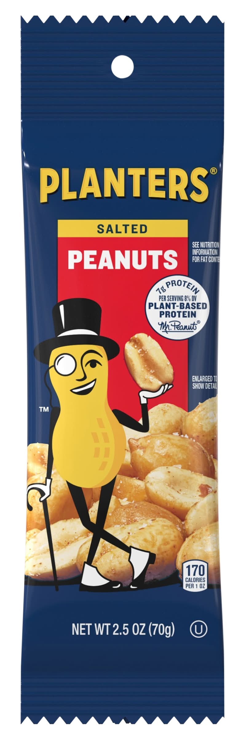 Planters Peanuts, Salted (2.5 oz)