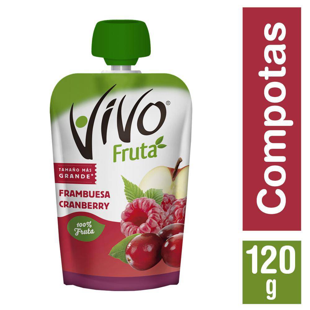 Vivo · Compota frambuesa y cranberry (120 g)