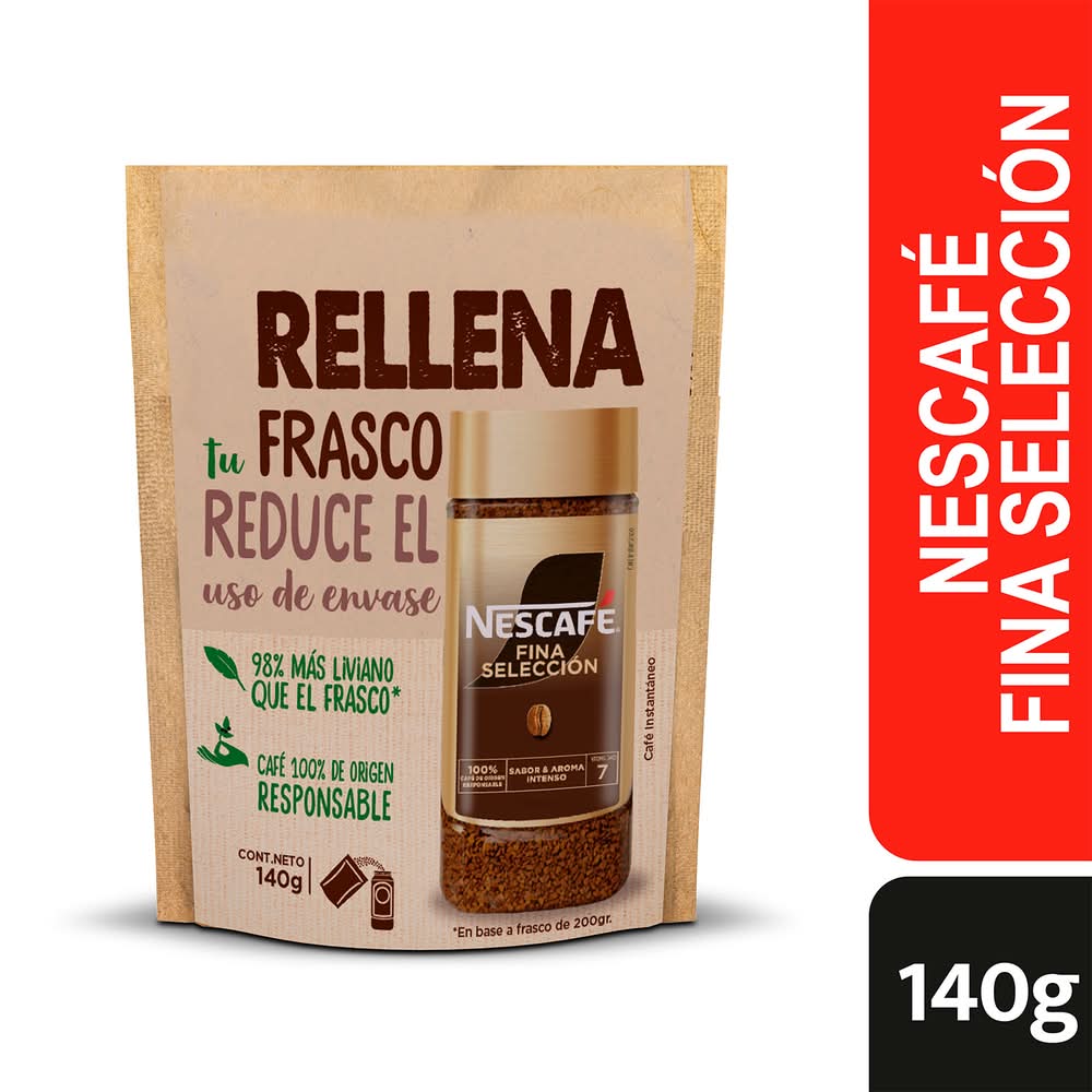 Nescafé · Fina selección café instantáneo intenso 7 (140 g)