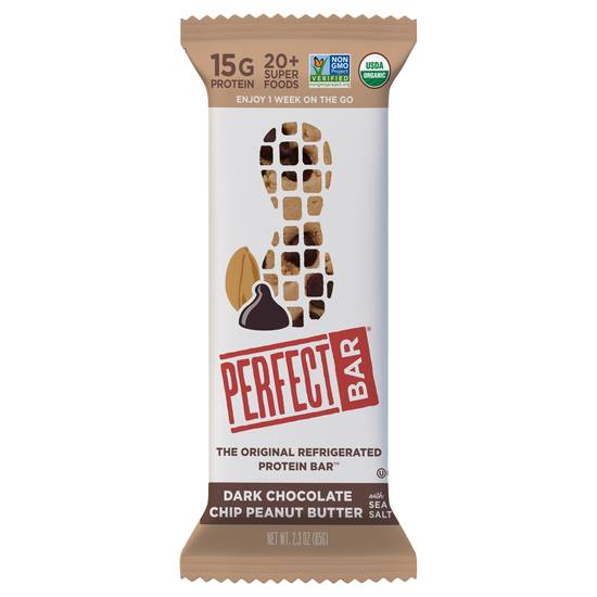 Perfect Bar Dark Chocolate Chip Peanut Butter Protein Bar