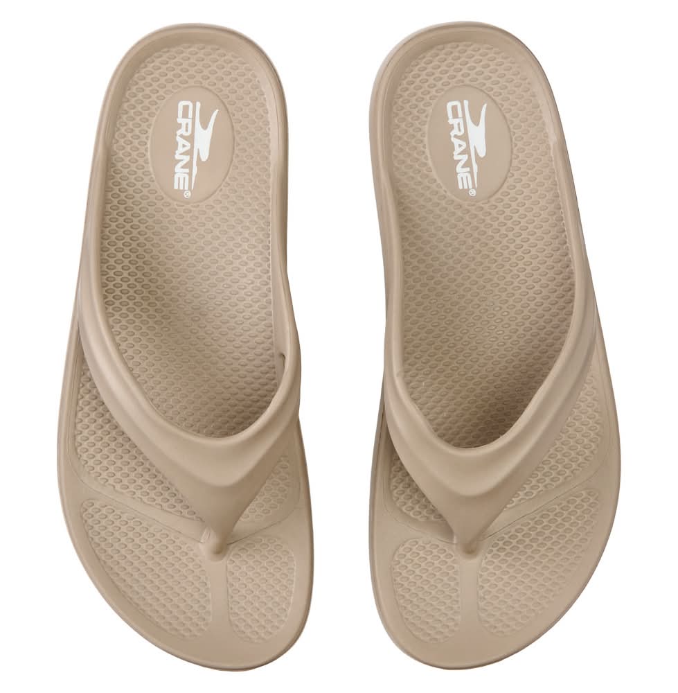 Crane Ladies Beige EVA Comfort Sandal - 7
