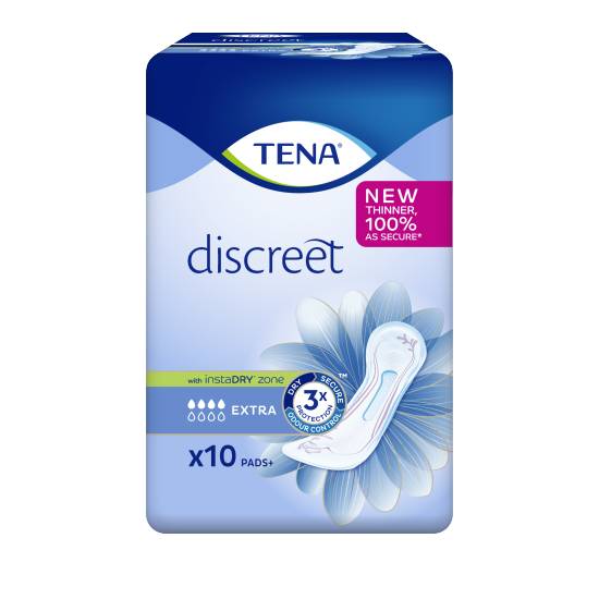 Tena Discreet Extra Incontinence Pads (10 pack)