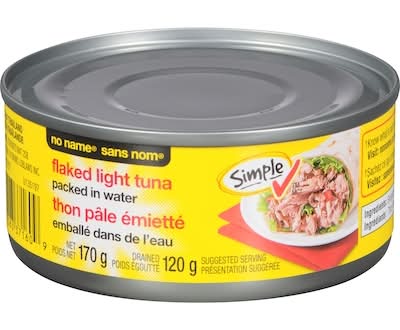 No Name Thon Pâle Émietté / Flaked Light Tuna 170.0 G