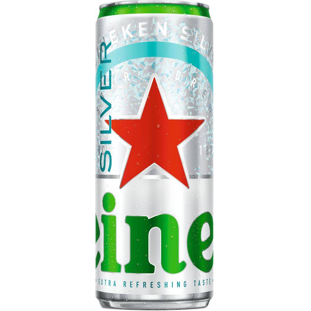 Heineken cerveza silver (lata 355 ml)