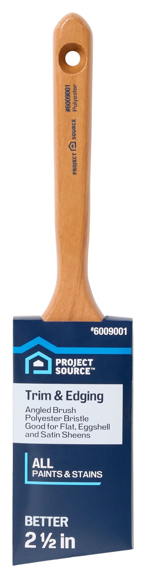 Project Source Better All Paints and Stains 2-1/2-in Reusable Angle Wall Trim Brush