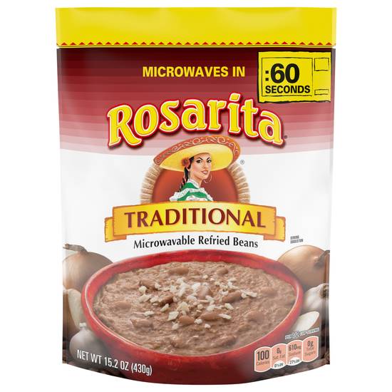 Rosarita Traditional Microwavable Refried Beans