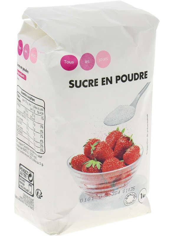 Tous Les Jours - Sucre en poudre (1kg)