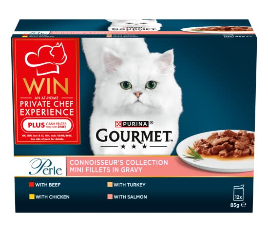 Gourmet Perle Connoisseur's Selection in Gravy Wet Cat Food (12 pack)