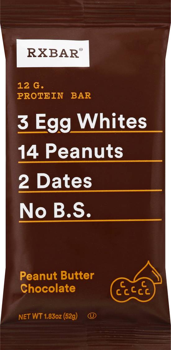 Rxbar Peanut Butter Chocolate Protein Bar