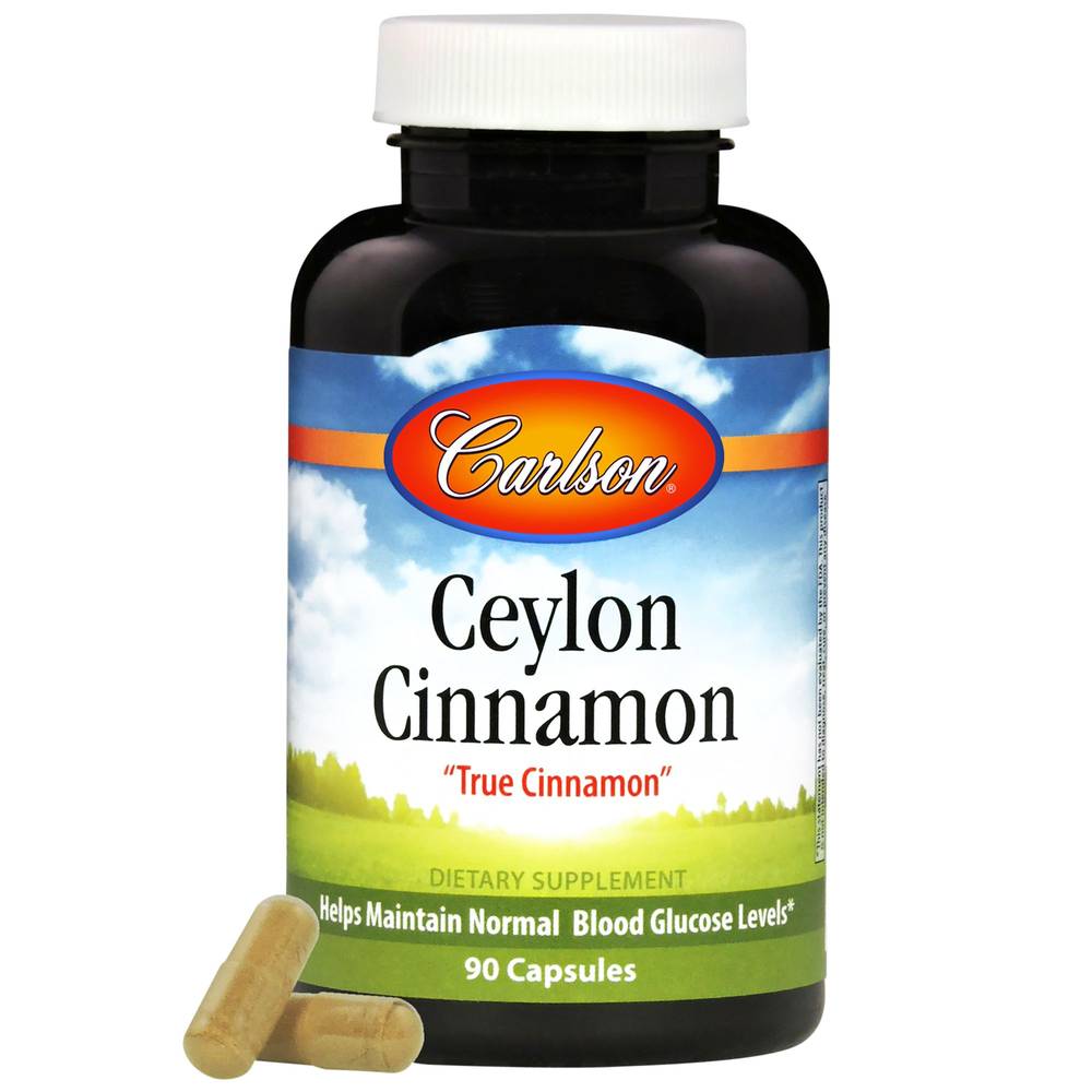 Ceylon Cinnamon - "True Cinnamon" - 500 Mg (90 Capsules)