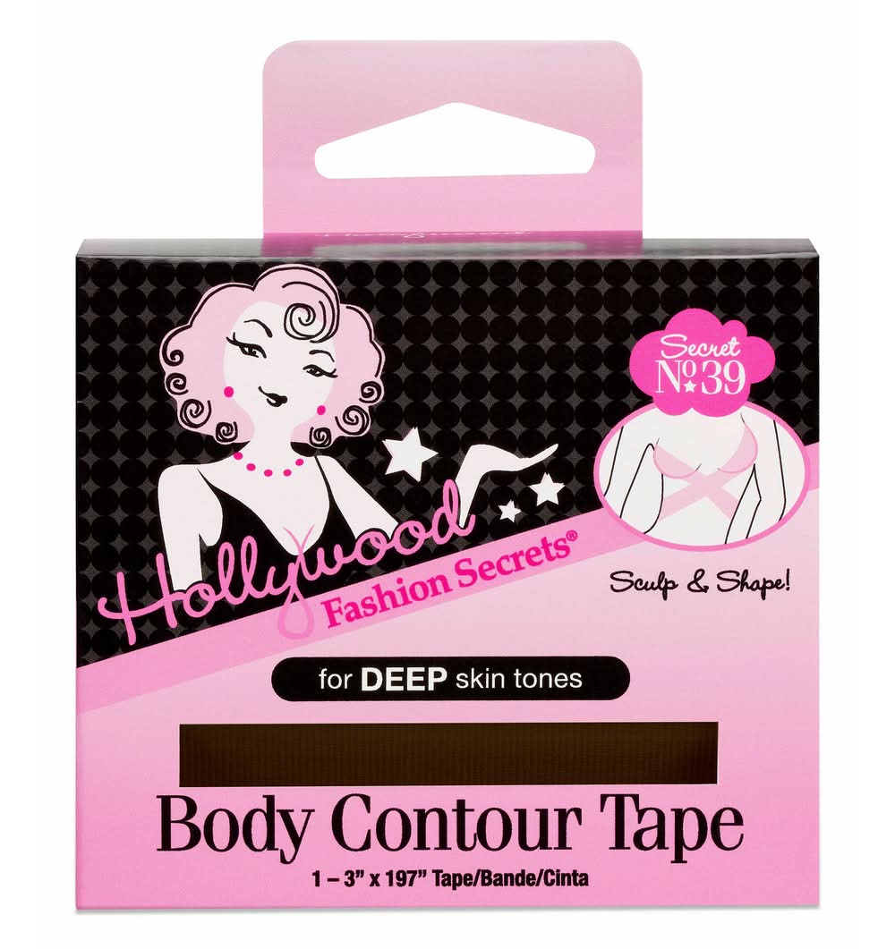 Hollywood Fashion Secrets Body Contour Tape, Deep