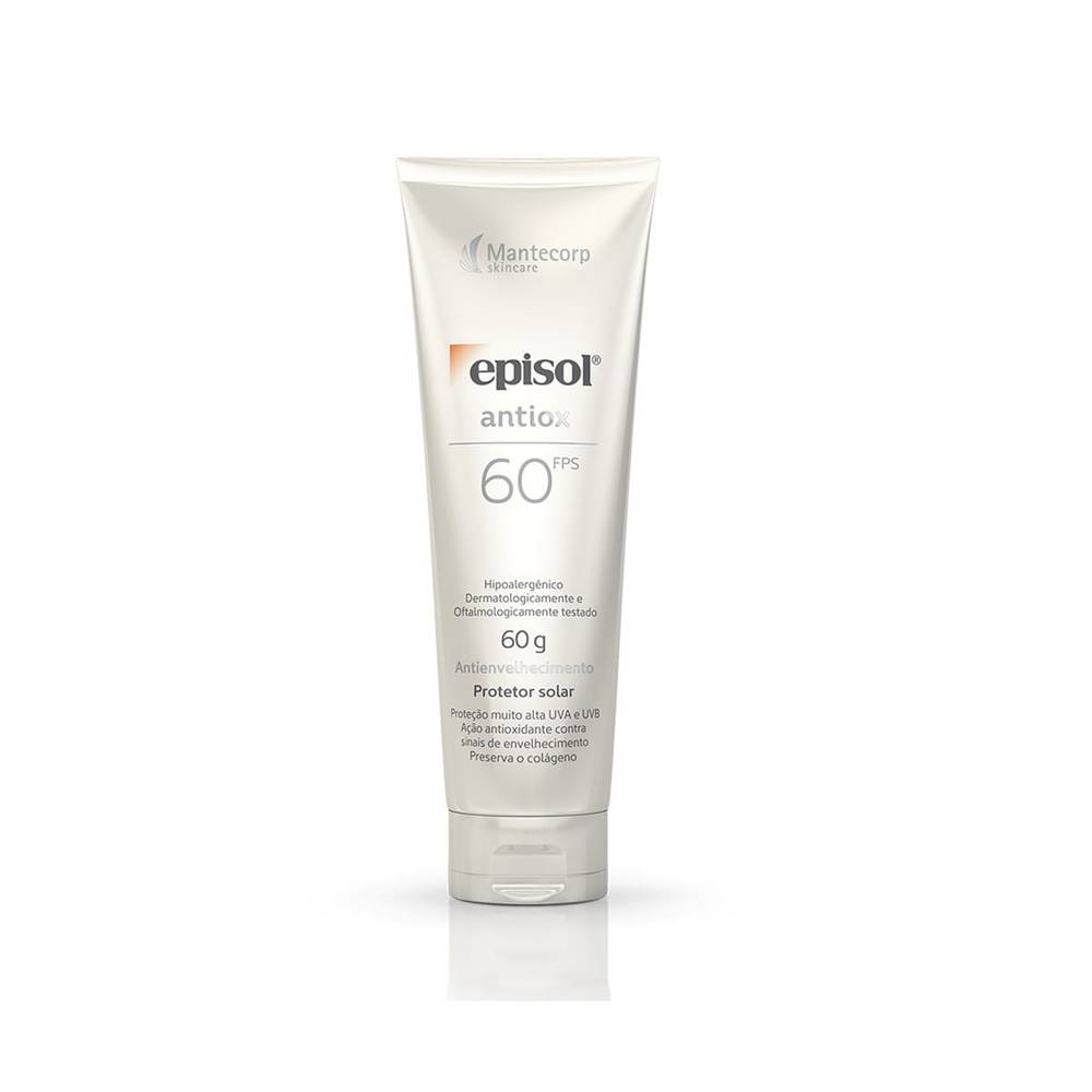 Mantecorp protetor solar facial episol antiox fps 60 antienvelhecimento (60g)