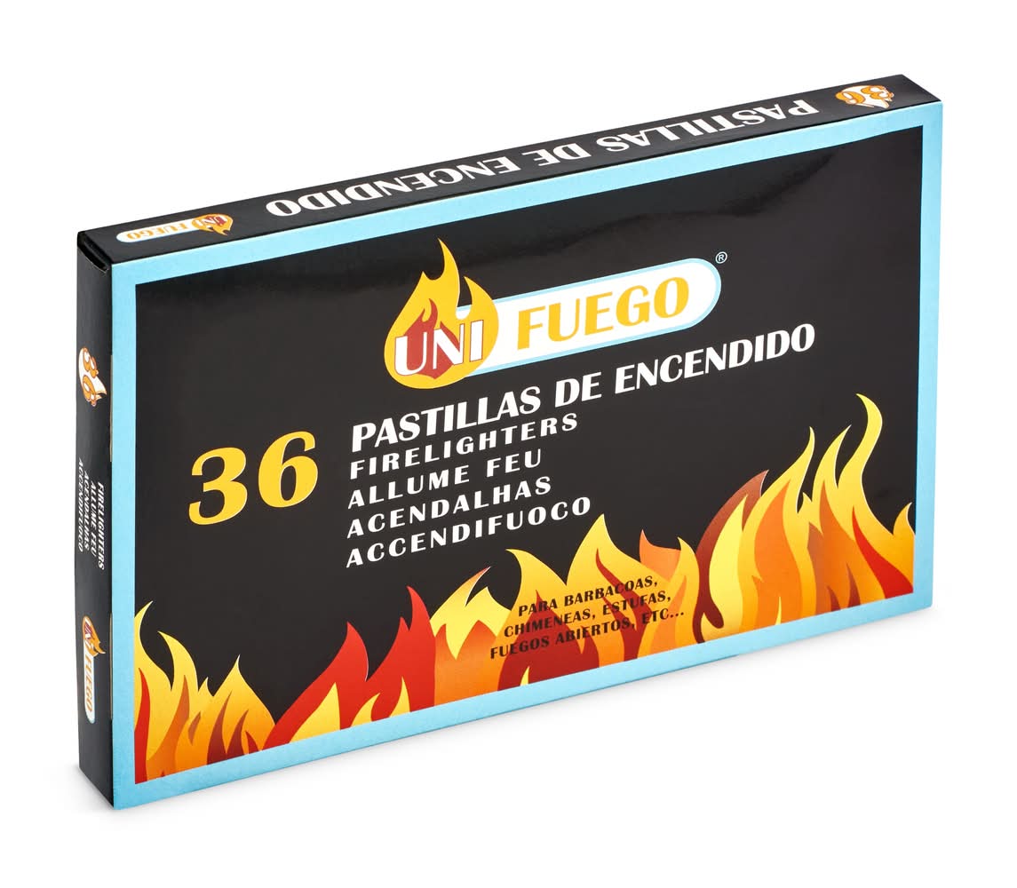 Pastillas De Encendido Uni Fuego Caja 36 Unidades