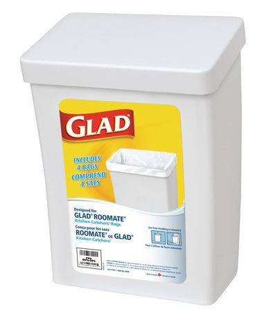 Glad Roomate Garbage Container White (1 unit)