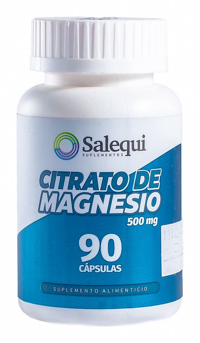 Salequi · Suplemento alimentício citrato de magnesio en cápsulas 500mg (90 un)