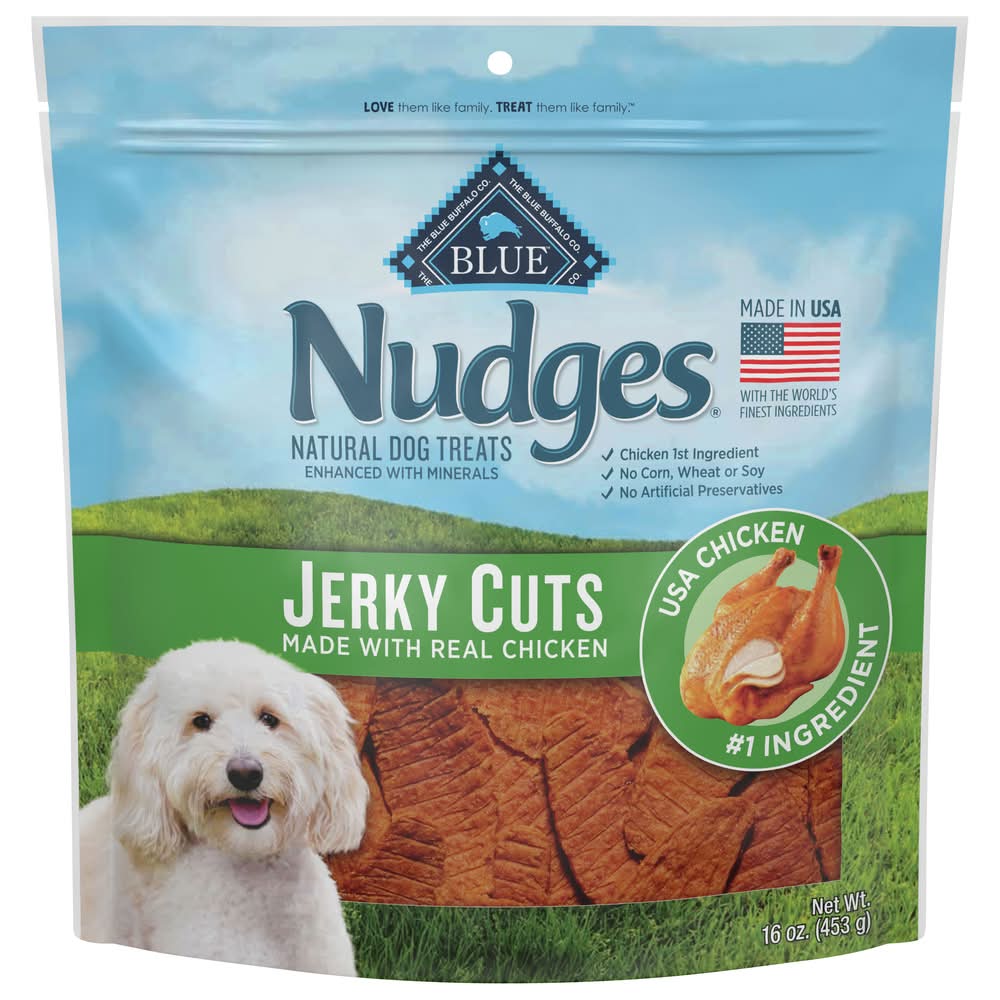 Nudges Natural Jerky Cuts Dog Treats (16 oz)