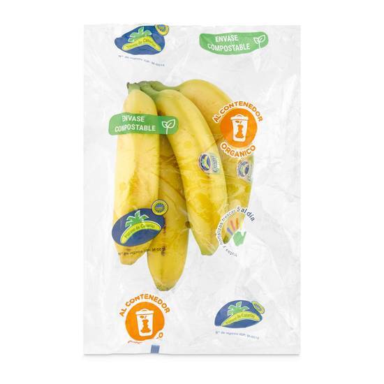 Plátano bio   bolsa unidad 1000 g. aprox.