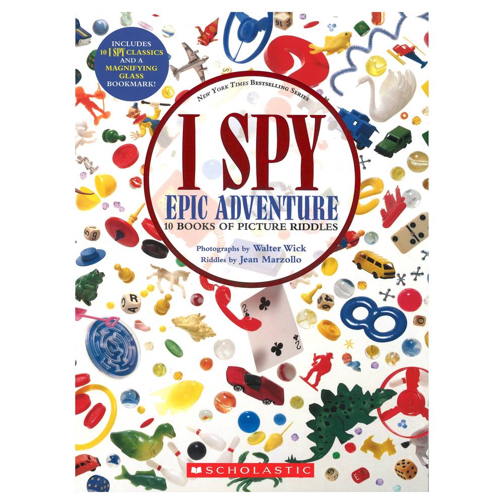 Scholastic Spy Epic Adventure 10 Books Of Picture Riddles Box Set