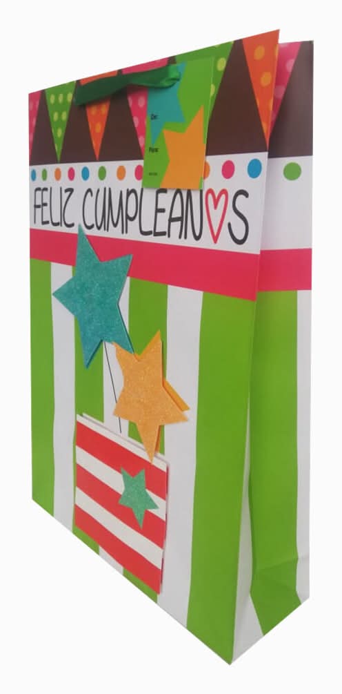 Nico · Bolsa para regalo feliz cumpleaños, G