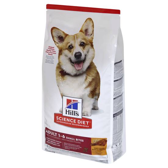 Hill's Science Diet Chicken & Barley Recipe 1-6 Small Bites Adult Dog Food