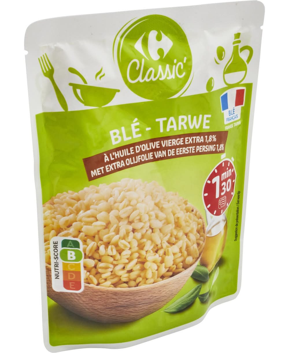 Carrefour Classic' - Blé micro-ondes à l’huile d’olive vierge extra (220g)