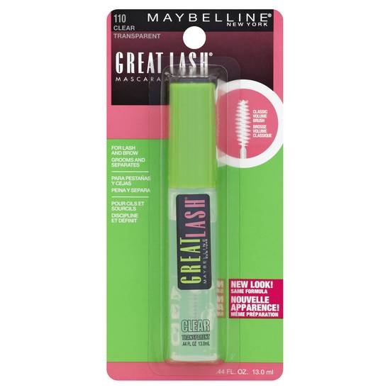 Maybelline 110 Clear Transparent Great Lash Mascara