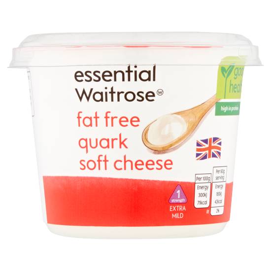Essential Waitrose Fat Free Quark Soft Cheese