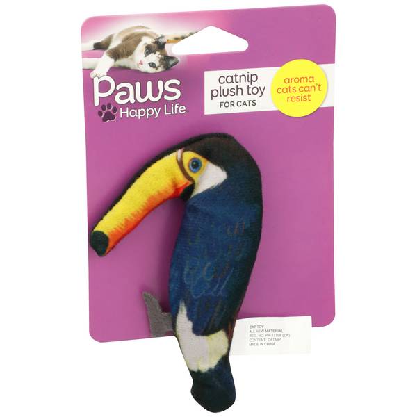 Paws Happy Life Bird Catnip Plush Toy For Cats