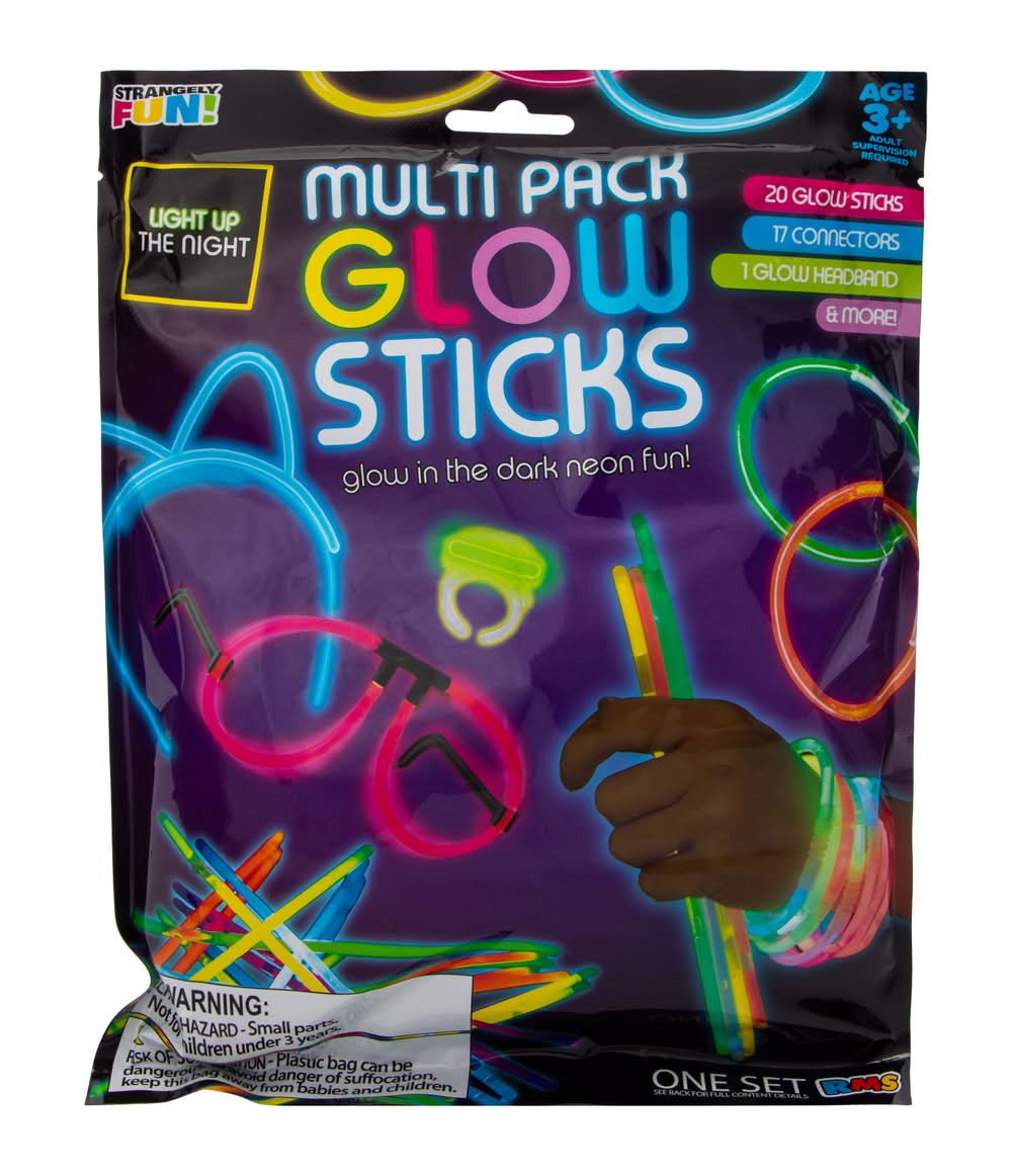 Multi-Pack Glow Sticks 43-Piece