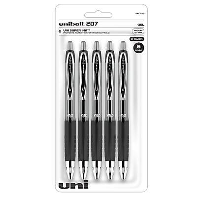 Uni-Ball 207 Retractable Gel Pens (0.7mm/black)
