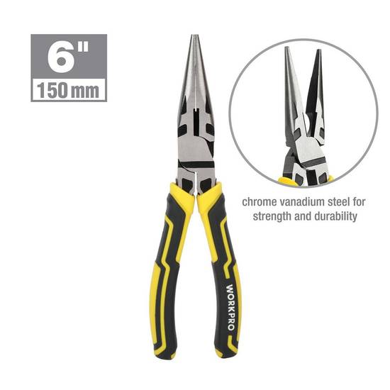 Workpro Long Nose Pliers 150 mm (1 unit)