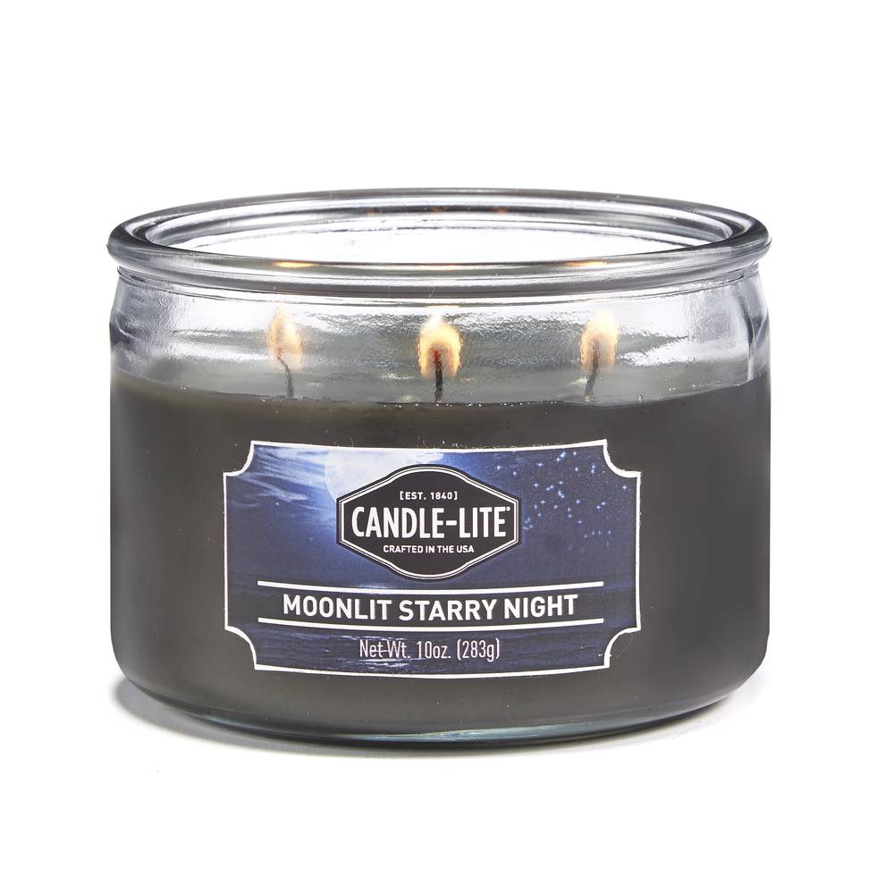 Candle-Lite Edes 3 Wick Jar Candle Moonlit Starry Night (10 oz)