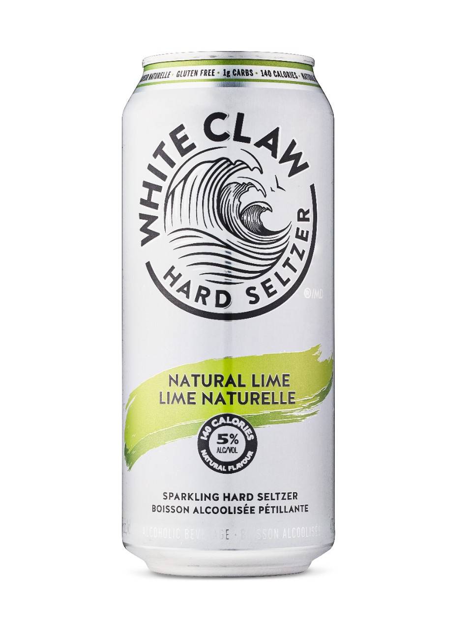 White Claw Hard Seltzer (473 ml) ( lime)