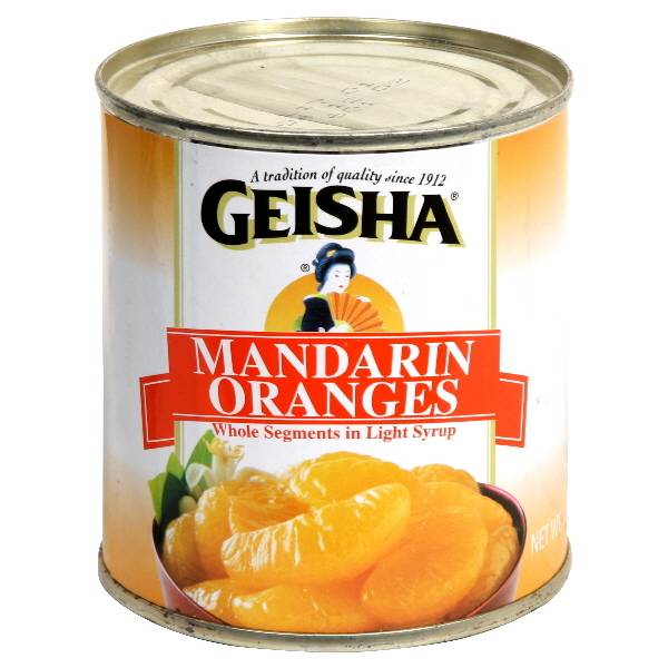 Geisha Mandarin Oranges in Light Syrup