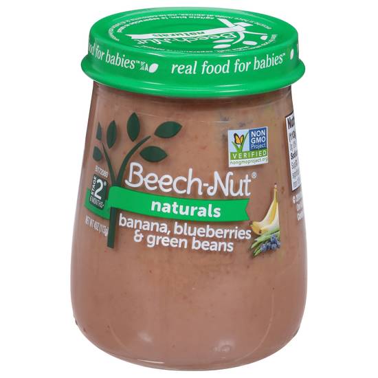 Beech-Nut Naturals Banana Blueberries & Green Beans Stage 2 (6 months+)