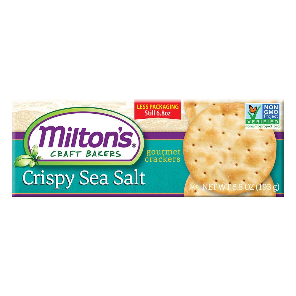 Milton's Craft Bakers Crispy Sea Salt Baked Crackers (6.8 oz)