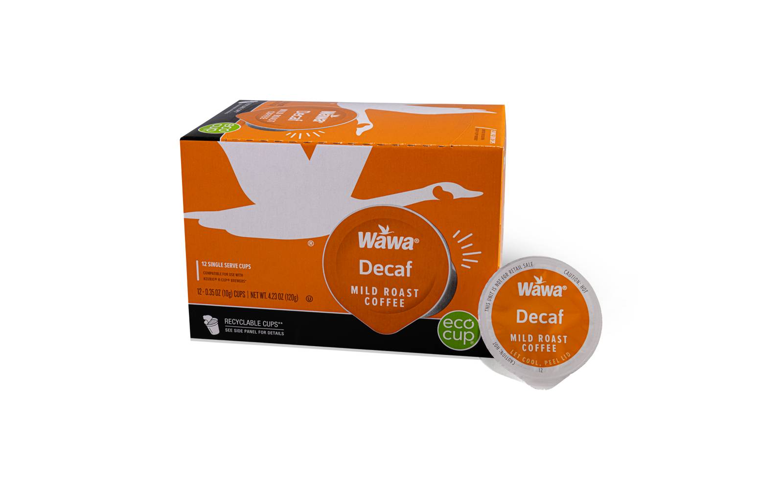 Wawa Decaf Mild Roast Coffee Cups (12 ct) (4.23 oz)