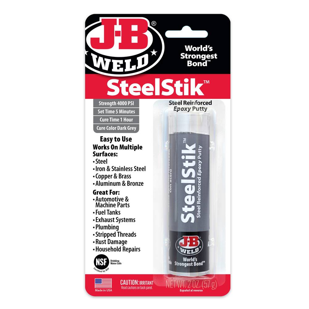 J-B Steelstik Epoxy Putty (2 oz)