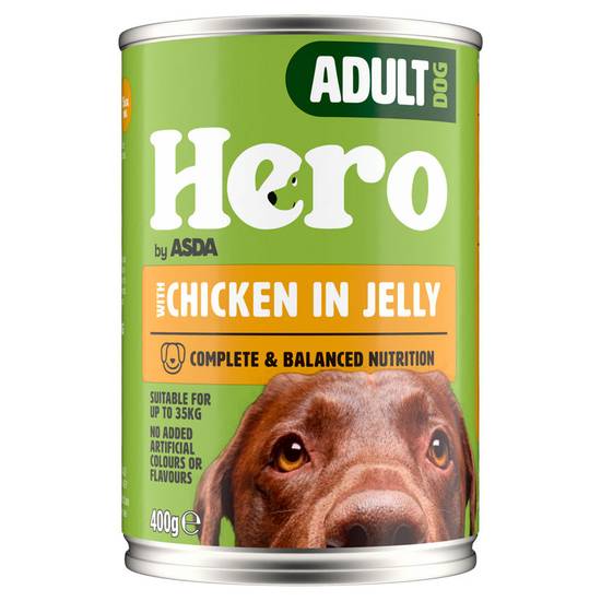 Asda Hero Adult with Chicken in Jelly 400g