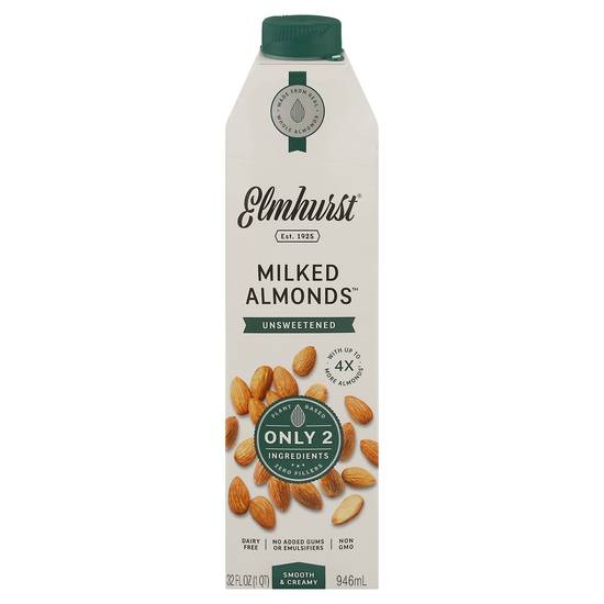 Elmhurst Unsweetened Milked Almonds (32 fl oz)
