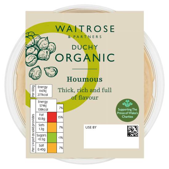 Waitrose & Partners Duchy Organic Houmous