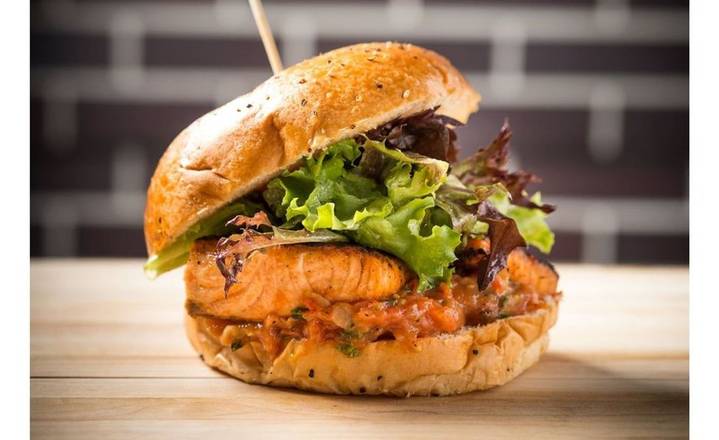 Roasted Salmon Sandwich