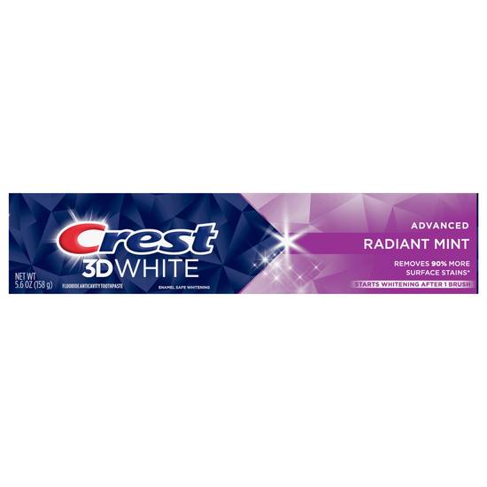 Crest 3d White Advanced Radiant Mint Whitening Toothpaste