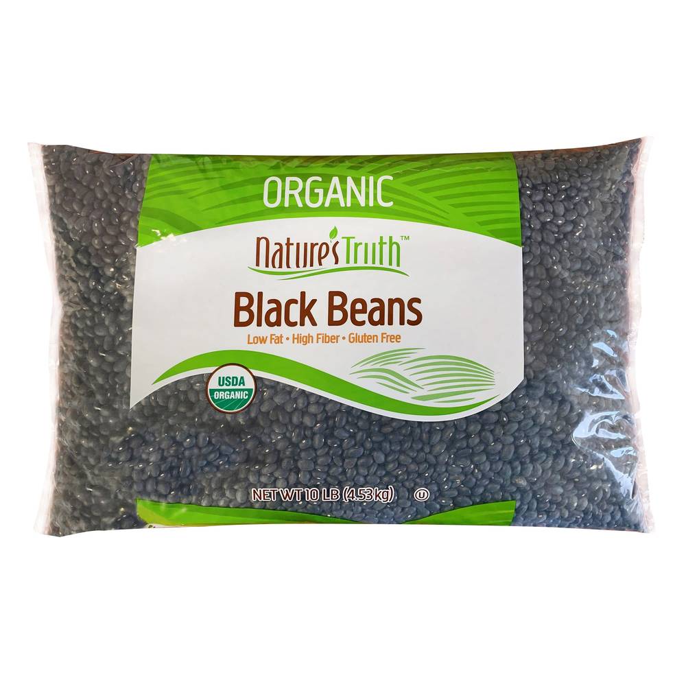 Organic Black Beans, 10 lbs
